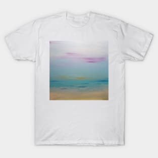 Ocean Abstract Pastels T-Shirt